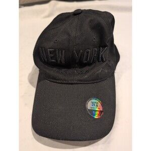 New York City Est. 1625 Baseball Cap Black Mens OSFM Strapback Embroidered